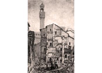 Via Vacchereccia - rovine di Firenze Via Vacchereccia - rovine di Firenze